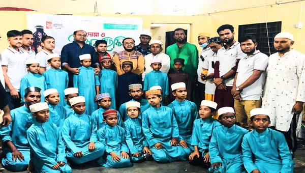 এতিমদের নিয়ে নবীগঞ্জ অনলাইন প্রেসক্লাবের ইফতার