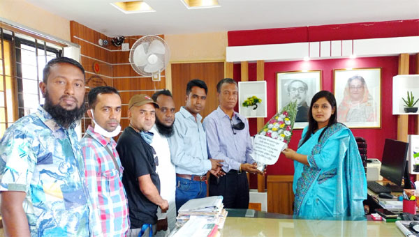 দক্ষিণ সুরমা উপজেলা নির্বাহী কর্মকর্তার সাথে প্রেসক্লাব নেতৃবৃন্দের সাক্ষাত