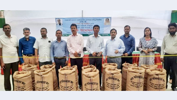 সুনামগঞ্জে বোরো ধান সংগ্রহ অভিযানের আনুষ্ঠানিক উদ্বোধন