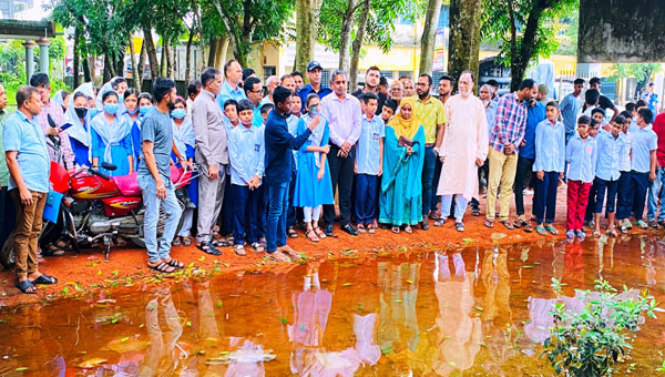 বালাগঞ্জ সরকারি ডি.এন উচ্চ বিদ্যালয়ে পরিদর্শনে এমপি