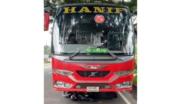 ওসমানীনগরে বাস চাপায় মোটরসাইকেল আরোহী নিহত