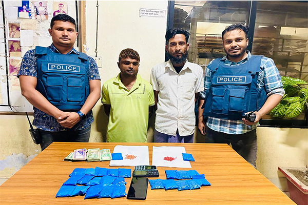 পাঁচ হাজার পিস ইয়াবাসহ ২ মাদক ব্যবসায়ী গ্রেফতার