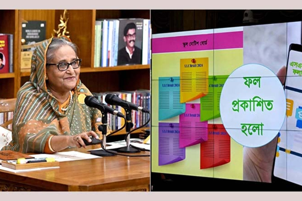 এসএসসি ও সমমানের ফলাফল প্রকাশ করেছেন প্রধানমন্ত্রী