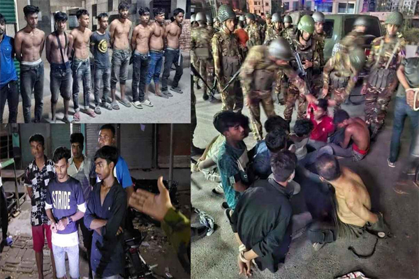 রাতভর রাজধানীজুড়ে ডাকাত আতঙ্ক