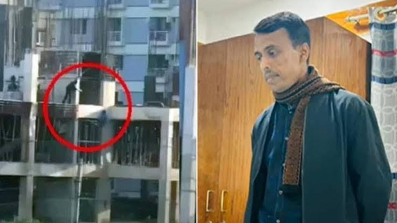 কার্নিশে ঝুলে থাকা তরুণকে গুলি