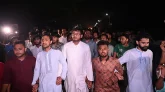 নির্বাচন বর্জনের পর ছাত্রদলের বিক্ষোভ মিছিল
